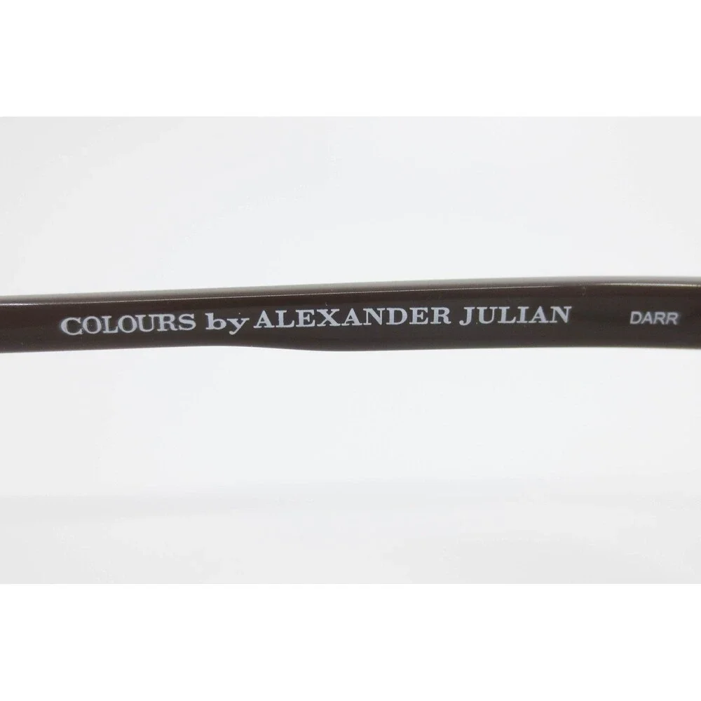 Colours by Alexander Julian Darr Eyeglasses Brown Tortoise 56-18-145 Rectangular